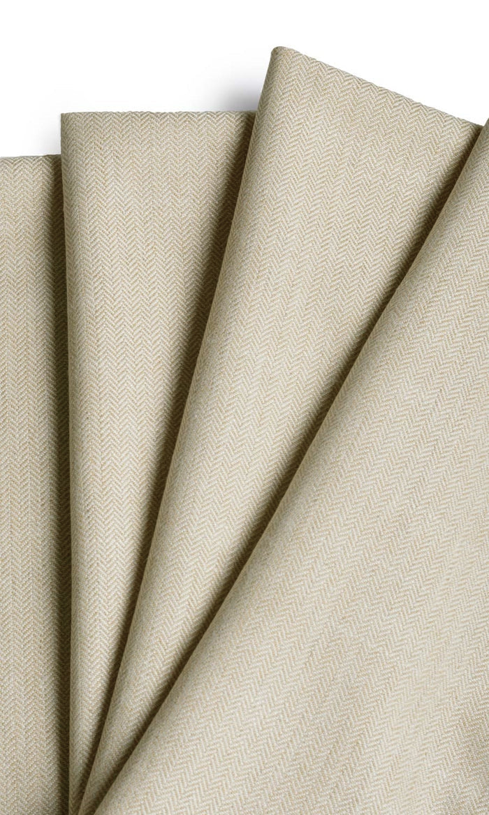 Herringbone Textured Drapery for Living, Bedroom, Kitchen, Bathroom (Beige)