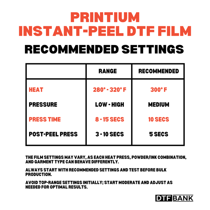 Sample | Premium Instant Peel DTF Film - 23.6" x 66'