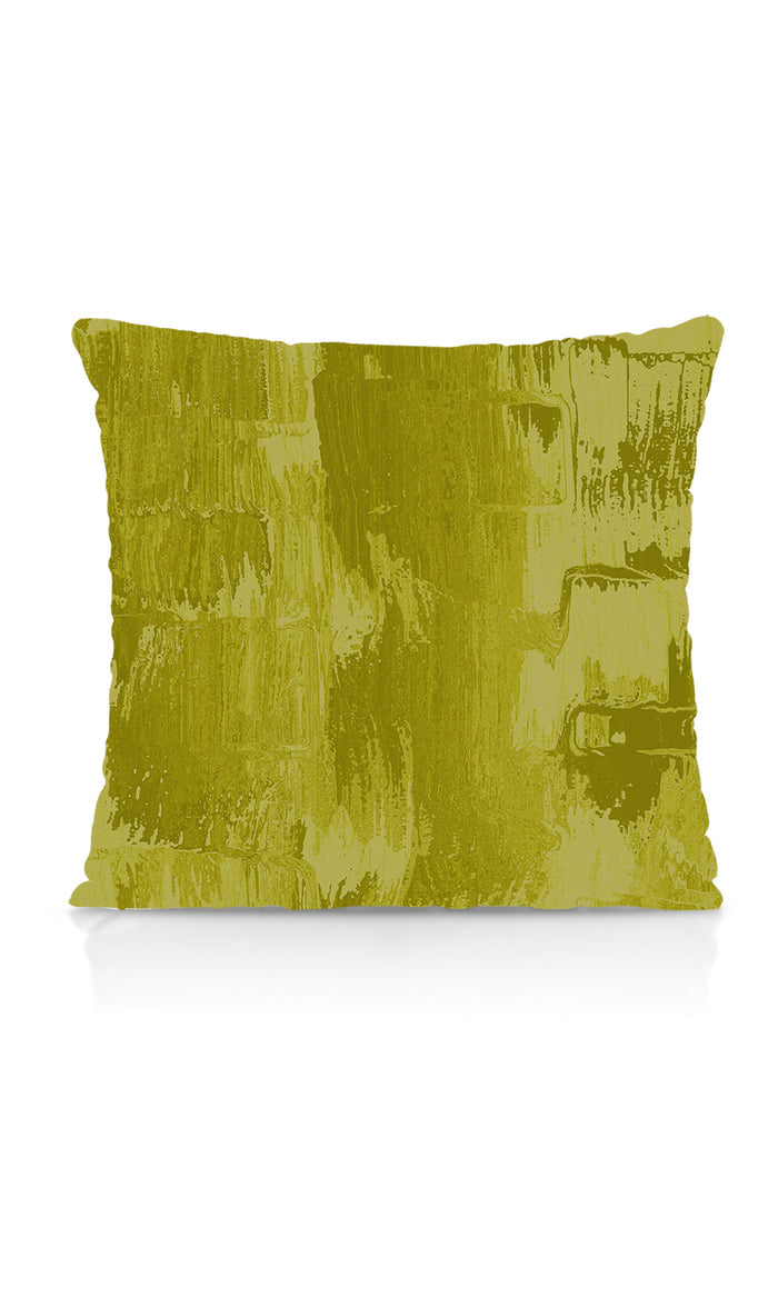 Dimout Striped Fabric Material By the Metre (Pear Green/ Moss)