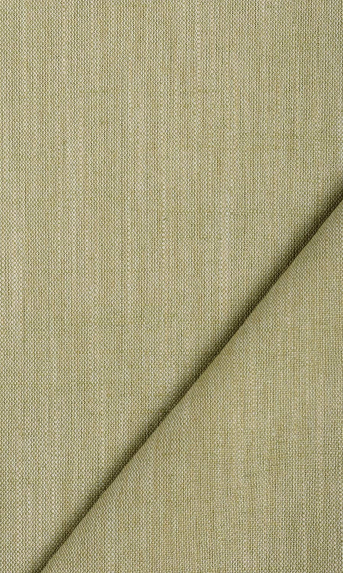 Plain Linen Texture Pinch Pleat, Rod Pocket, Eyelet Curtains (Green)