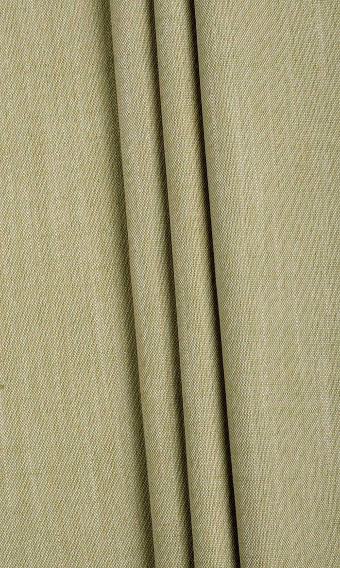 Plain Linen Texture Curtains / Drapes / Window Drapery Panels (Green)