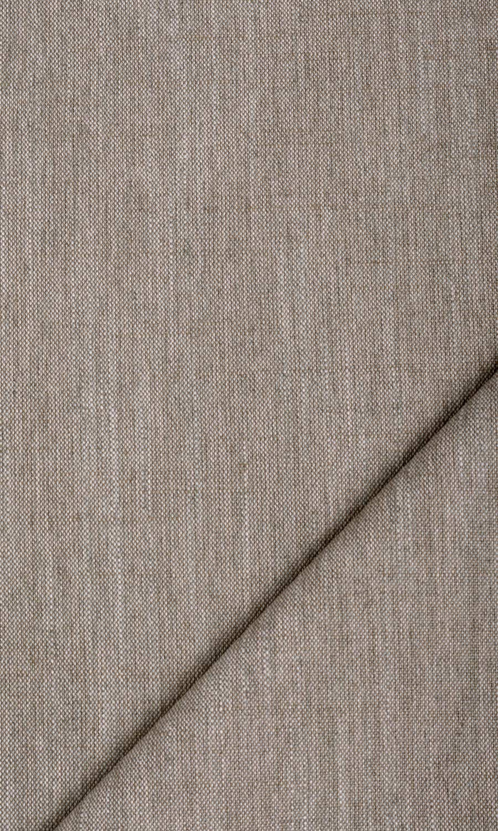 Plain Linen Texture Pinch Pleat, Rod Pocket, Eyelet Curtains (Taupe/ Brown)