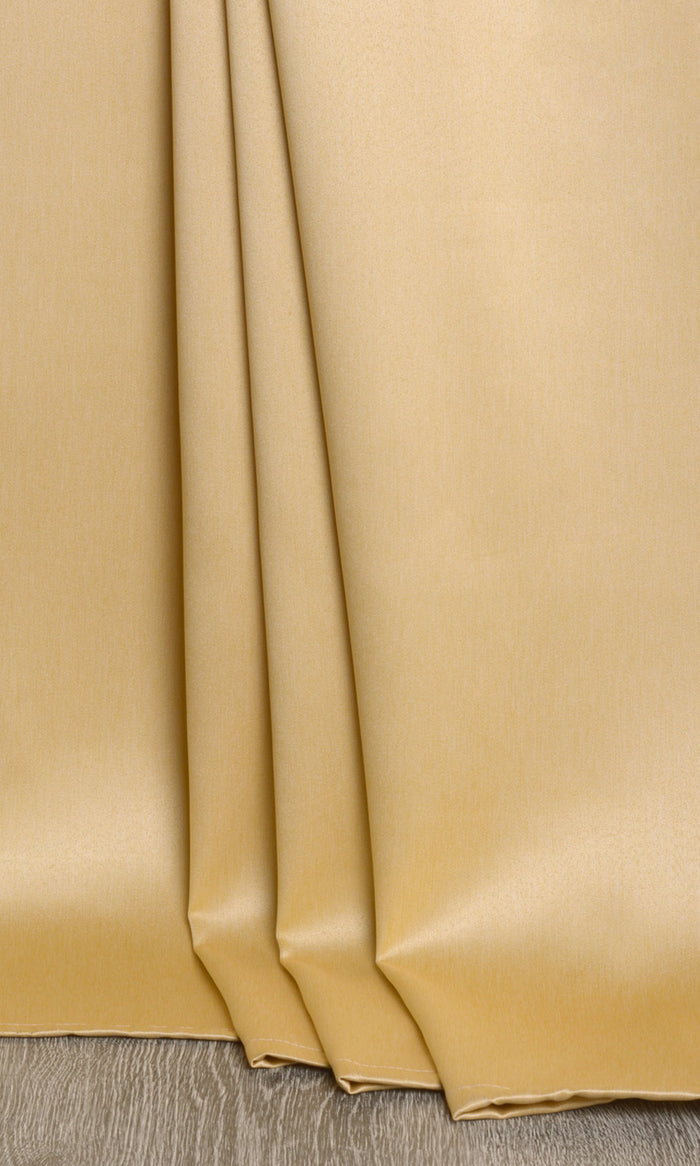 Blackout Window Treatments Fabric By the Metre (Golden Beige)