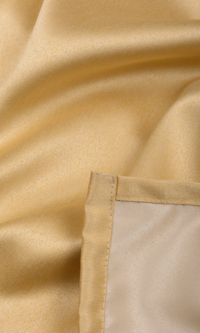 Blackout Pinch Pleat, Rod Pocket, Eyelet Curtains (Golden Beige)