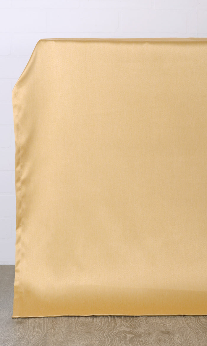 Blackout Curtains (Golden Beige) Extra Long Short Wide
