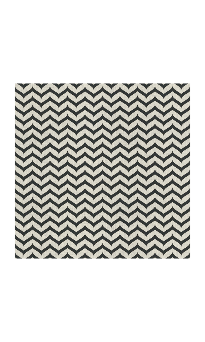 Geo Print Curtains for Living, Bedroom, Kitchen, Bathroom (Black/ Ivory)