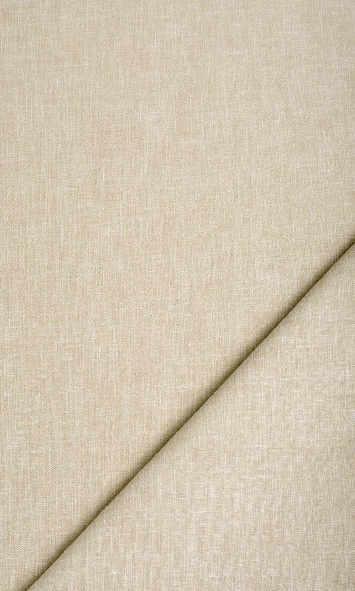Linen Texture Home Textile Fabric Material By the Metre (Oatmeal Beige)