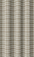Checkered Drapes (Cedar Brown/ White)