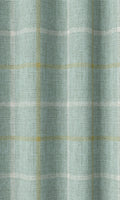 Check Patterned Curtains (Aqua Blue)