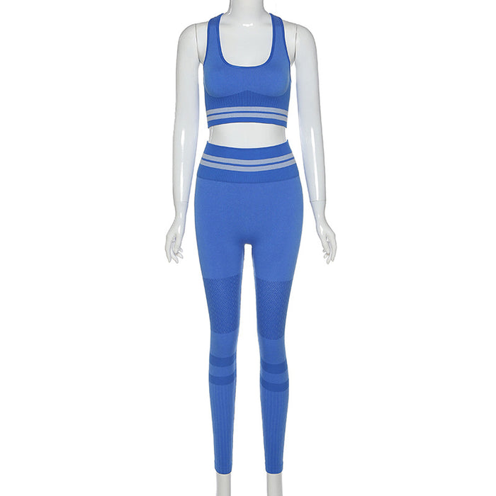 Seamless Knitted Yoga Fitness Suit