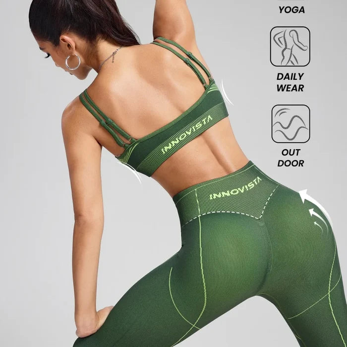 Seamless Spaghetti Strap Bra & Shorts Set