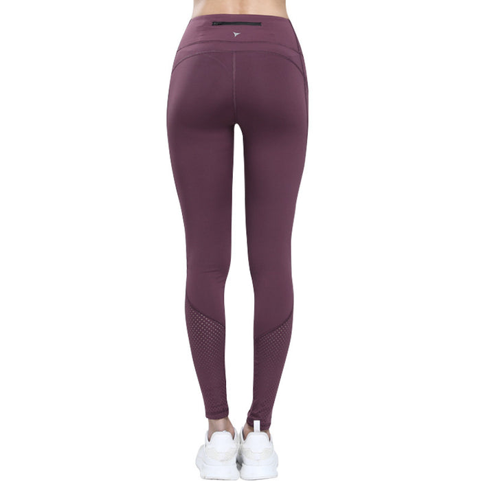 Seamless Tummy-Control Nude-Feel Running Yoga Pants