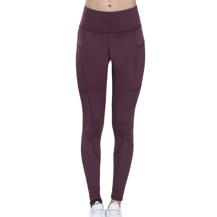 Seamless Tummy-Control Nude-Feel Running Yoga Pants
