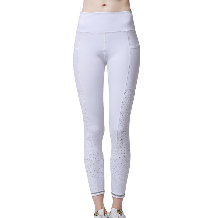 Seamless Tummy-Control Nude-Feel Running Yoga Pants