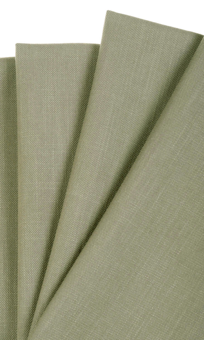 Poly-Cotton Made-to-Measure Curtains (Green)