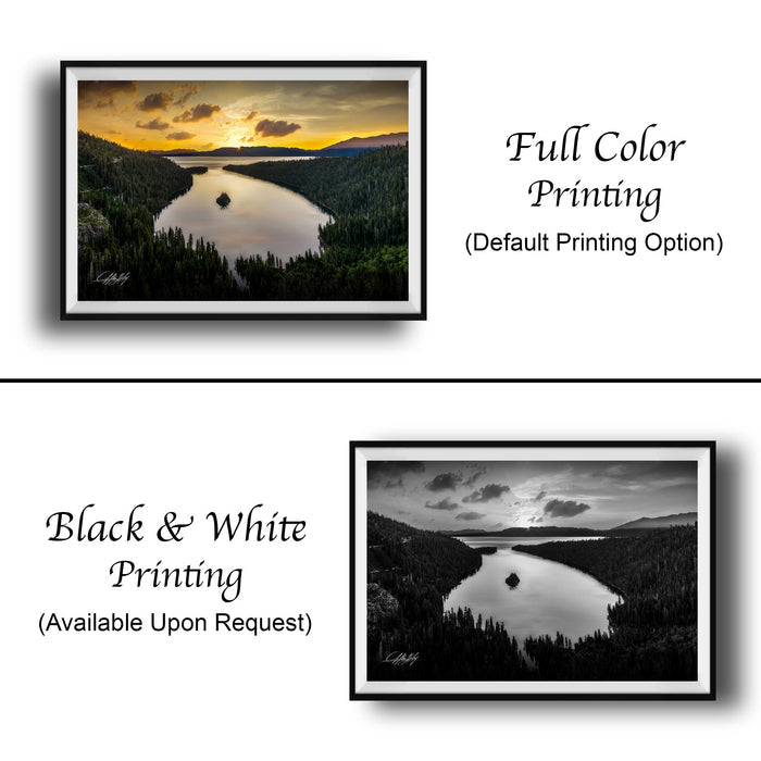 Serene Mountain Landscape | Fine Art Print, Calming Nature Wall Art