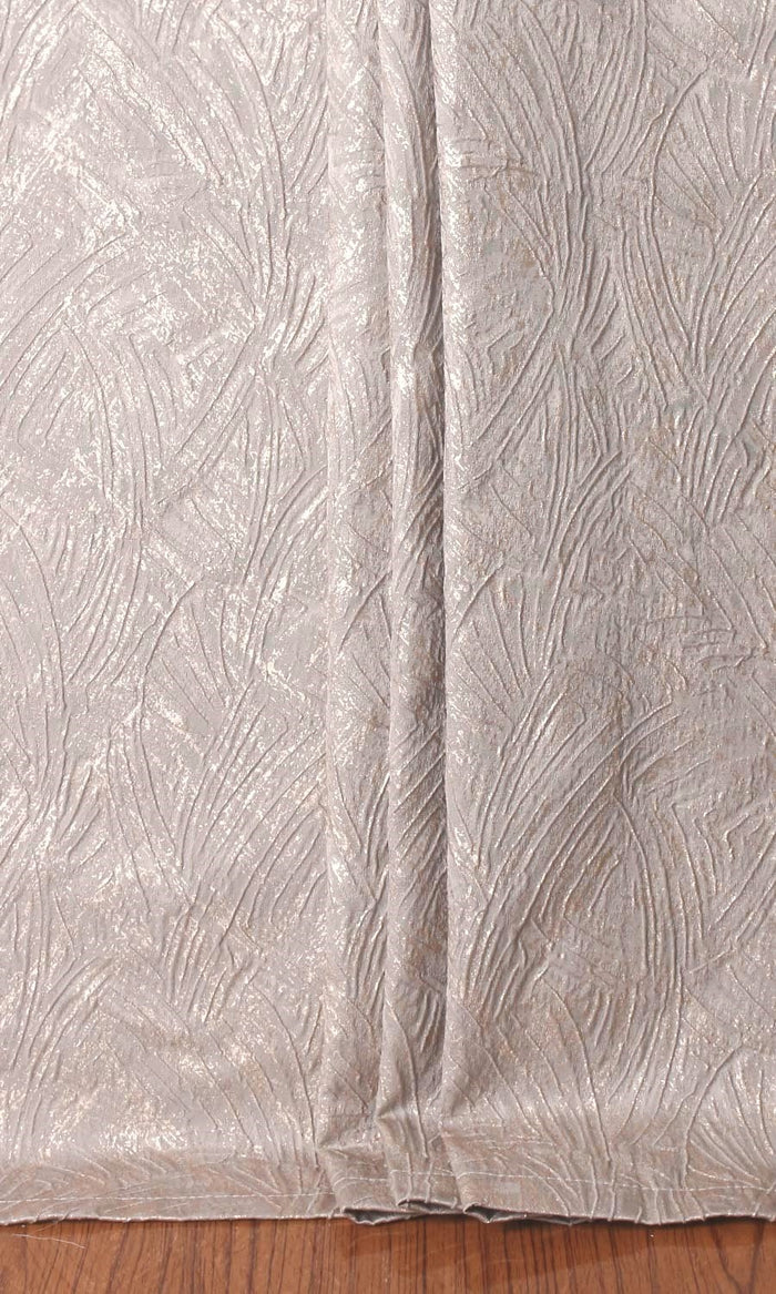 Self-Patterned Poly-Cotton Home Textile Fabric Material By the Metre (Purple-Grey)
