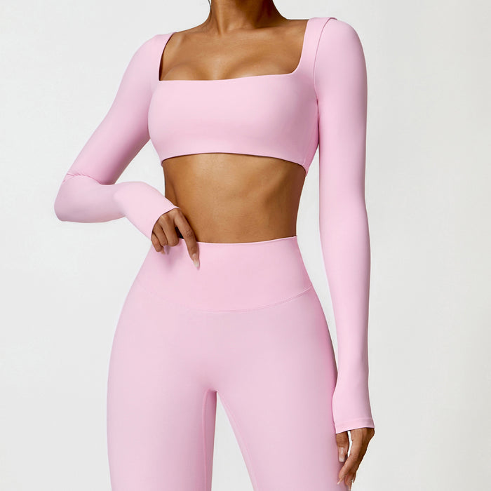 SheRoar Women's Long Sleeve Fitted Yoga & Running Performance Top