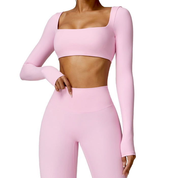 SheRoar Women's Long Sleeve Fitted Yoga & Running Performance Top