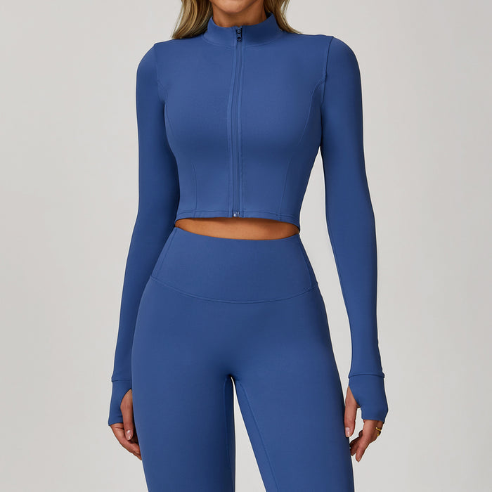 SheRoar Women's Slim-Fit Quick-Dry Long-Sleeve Fitness Jacket