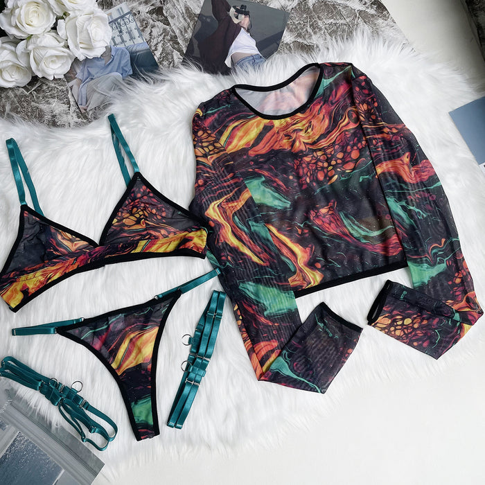 SheRoar Women's Tie-Dye Two-Piece Activewear Set