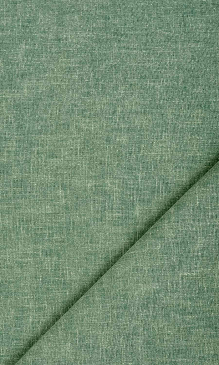 Poly-Cotton Blend Pinch Pleat, Rod Pocket, Eyelet Curtains (Jade)