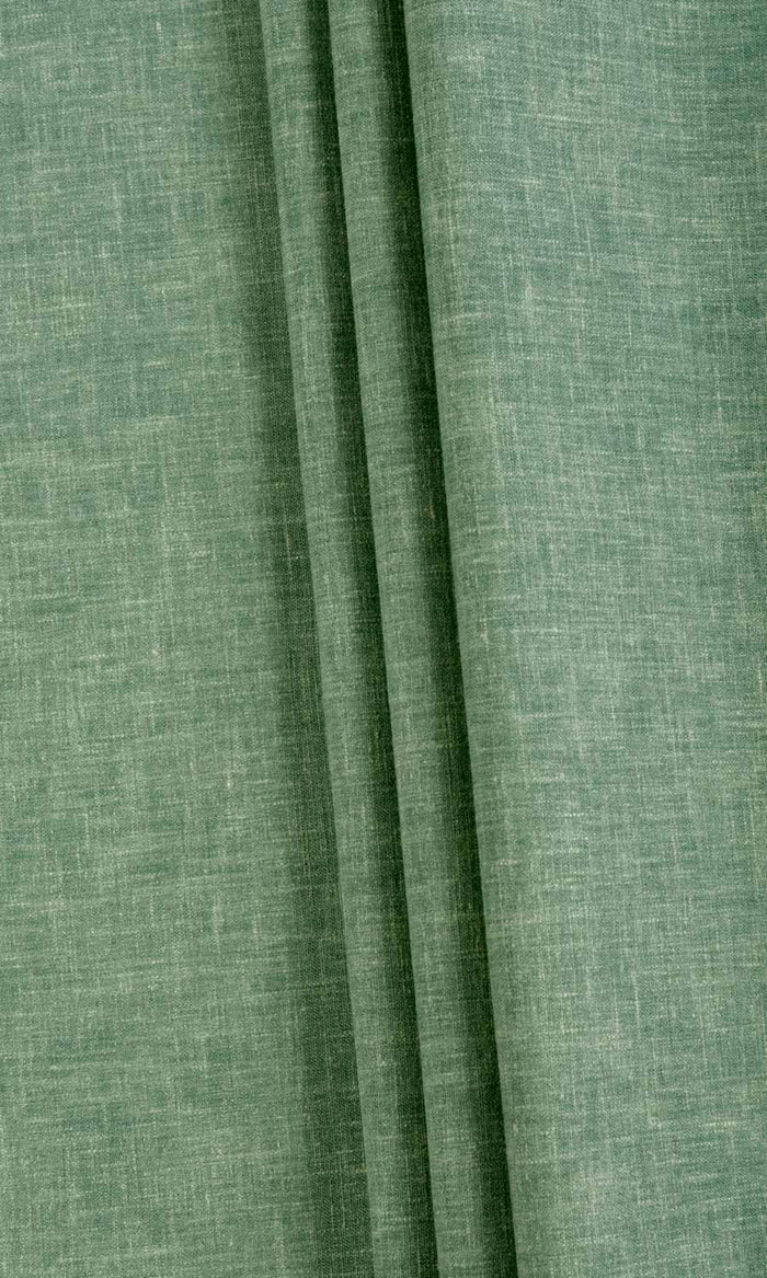 Poly-Cotton Blend Curtains / Drapes / Window Drapery Panels (Jade)
