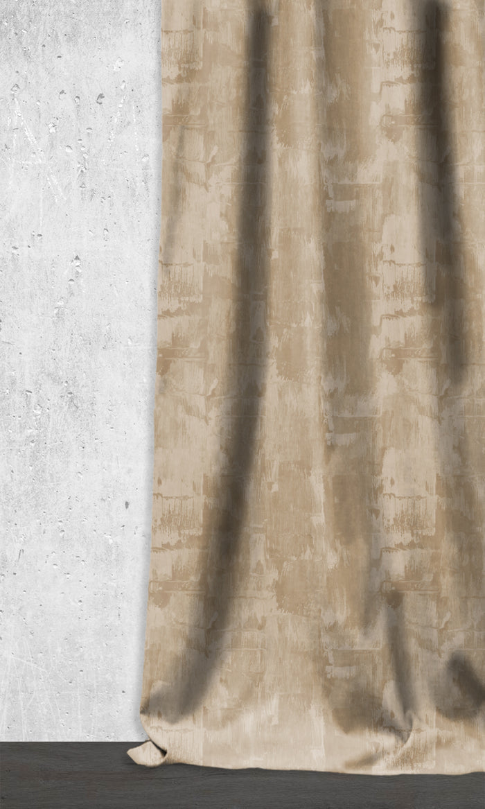 Modern Striped Drapery for Living, Bedroom, Kitchen, Bathroom (Brown/ Beige)