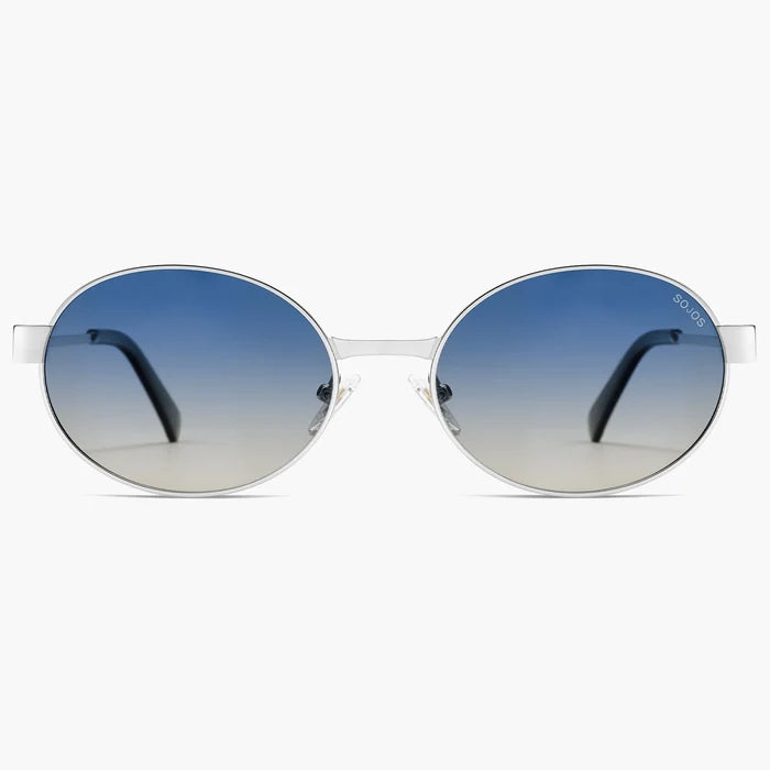 Silver Frame Blue Grading Lens