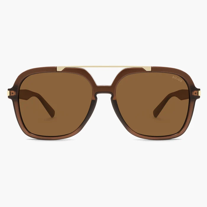 Dark Brown Frame Brown Lens