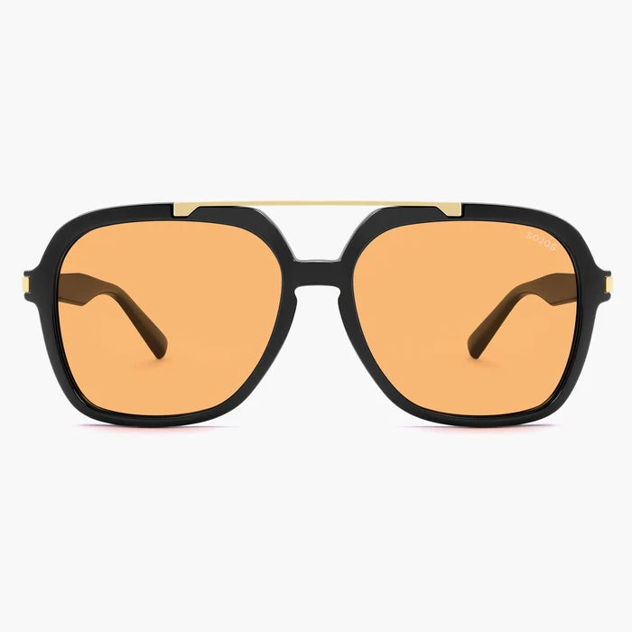 Black Frame Light Yellow Lens