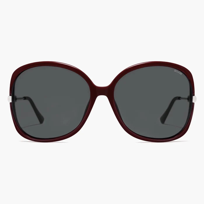 Red Frame Grey Lens