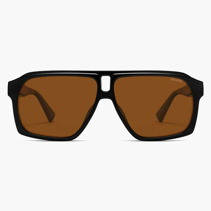 Black Frame Brown Lens