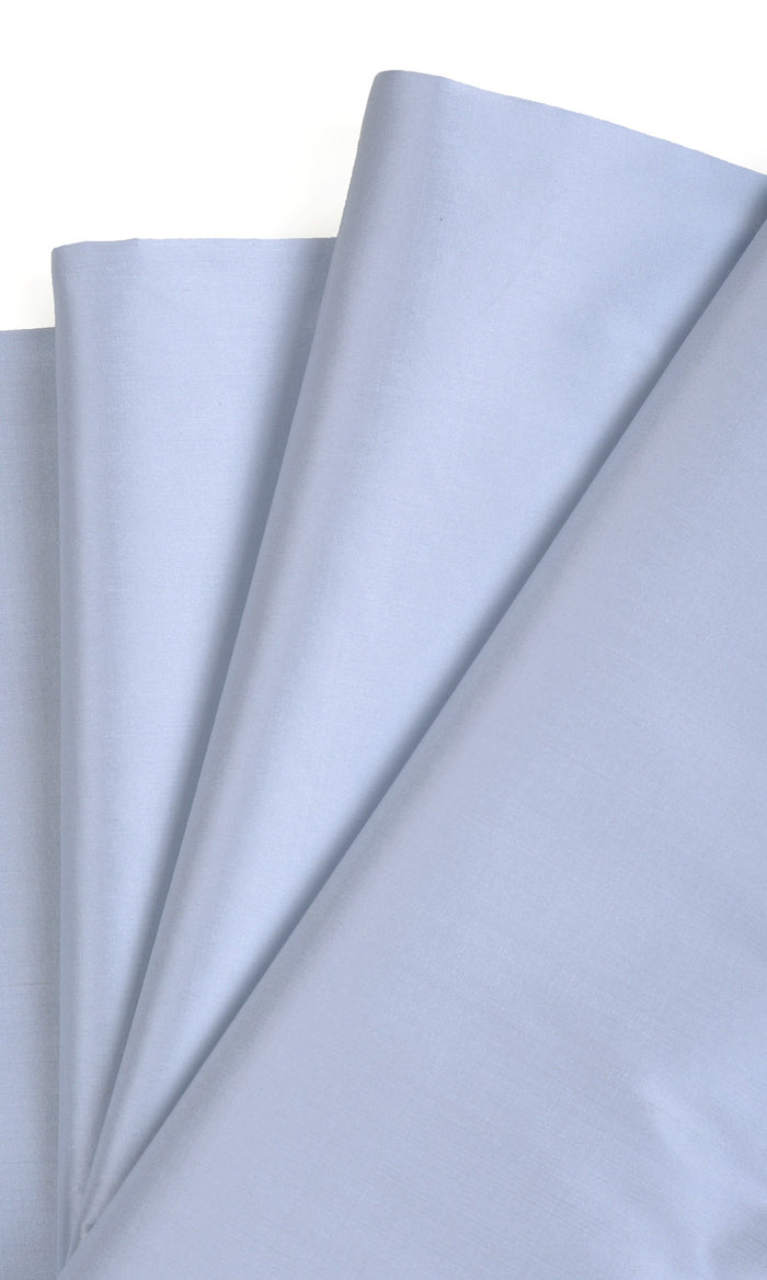 Shantung Silk Curtains for Living, Bedroom, Kitchen, Bathroom (Ice Blue)