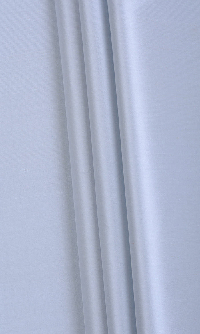 Shantung Silk Curtains (Ice Blue) Extra Long Short Wide
