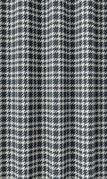 Checkered Drapery (Midnight Blue/ White)