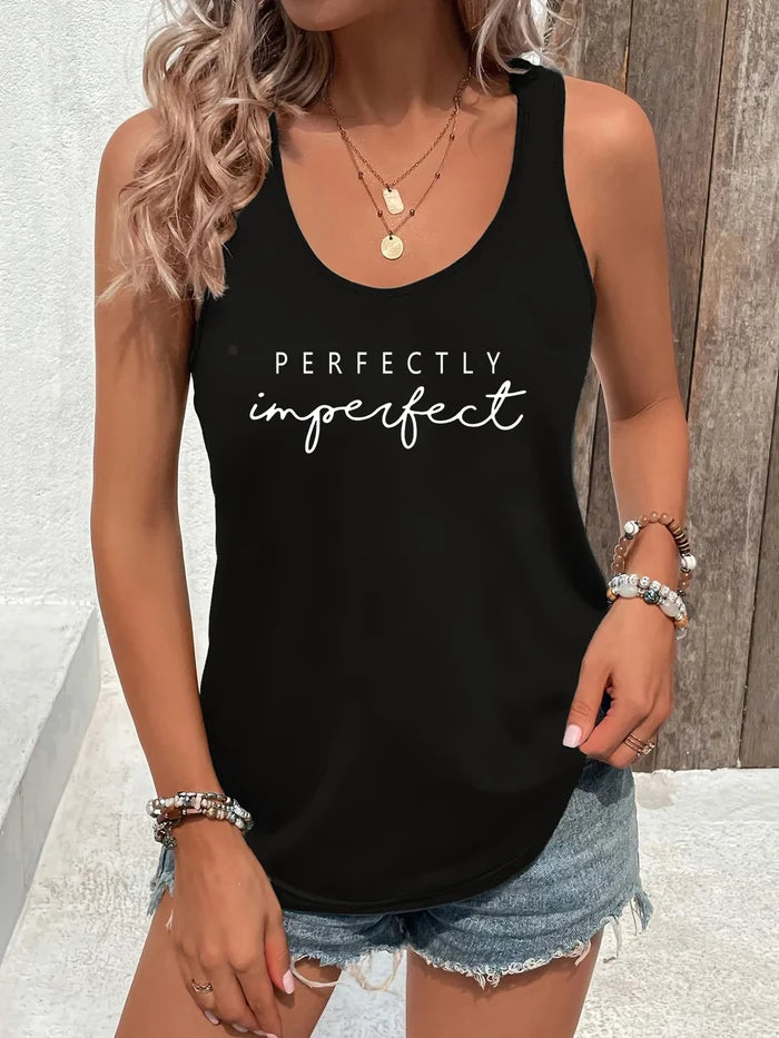 Sleeveless Loose Vest Top | Relaxed Fit Summer Tank