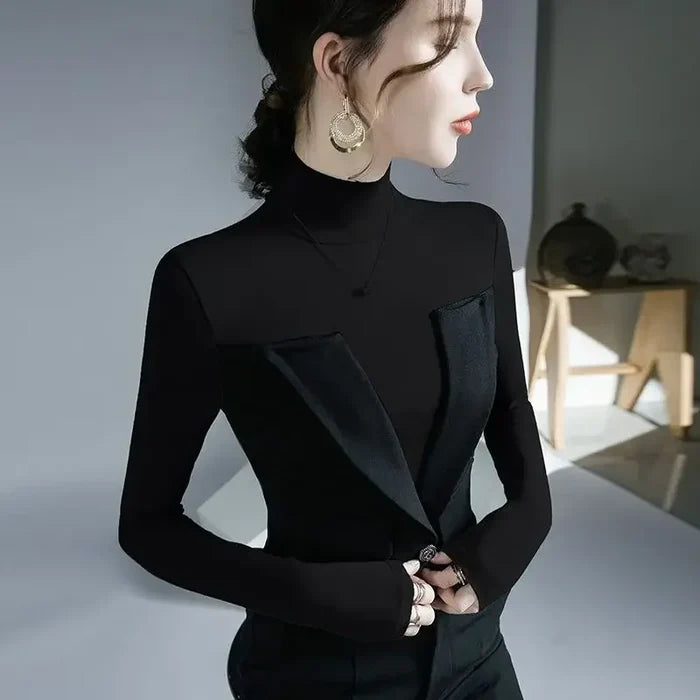 Slim Fit Turtleneck Long Sleeve Tee | Women's Everyday Essential