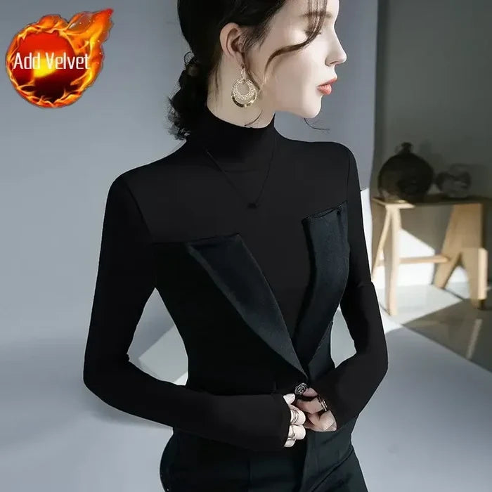 Slim Fit Turtleneck Long Sleeve Tee | Women's Everyday Essential