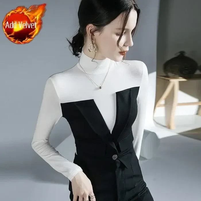Slim Fit Turtleneck Long Sleeve Tee | Women's Everyday Essential
