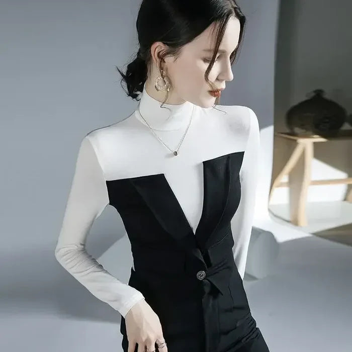 Slim Fit Turtleneck Long Sleeve Tee | Women's Everyday Essential