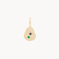 Small Earth Element Charm in 10k yellow gold