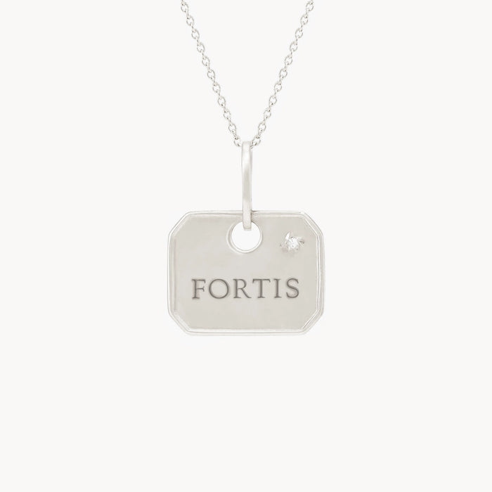small lioness charm -  sterling silver