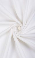 Solid Textured Curtain Panels (White)