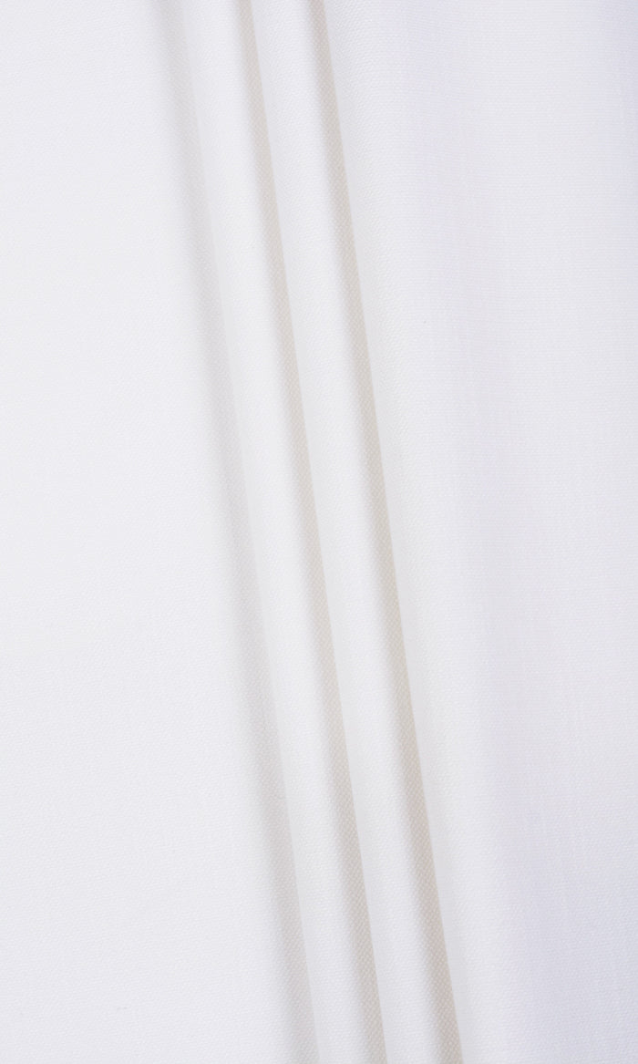 Solid Textured Made-to-Measure Curtains (White)