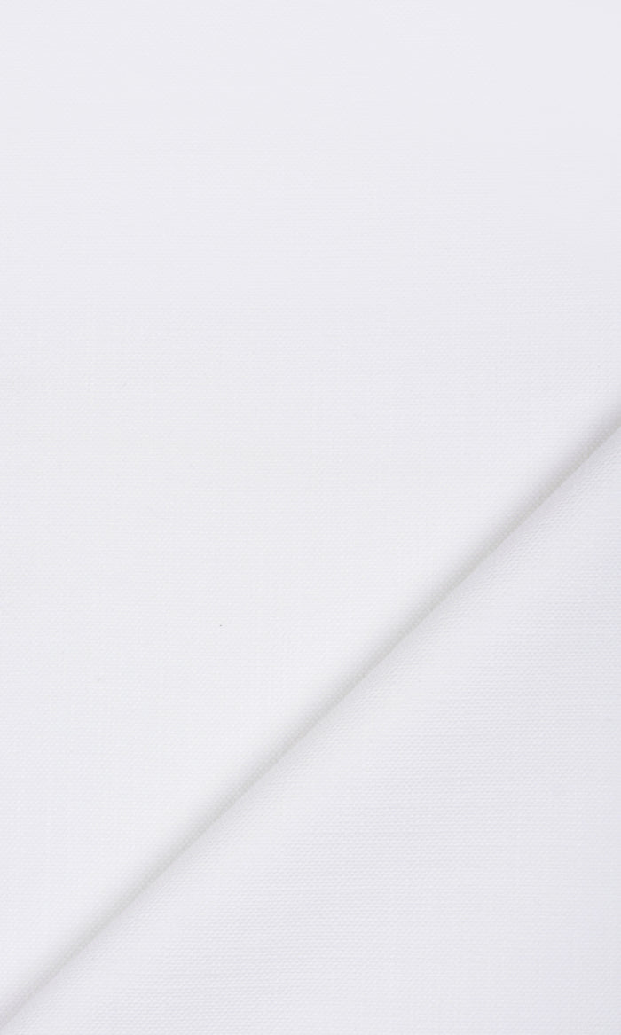 Solid Textured Any Size Style Curtains (White)