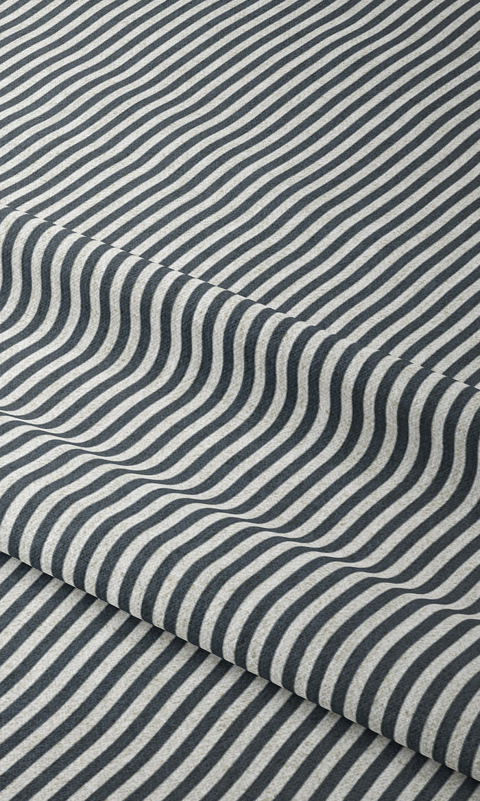 Striped Home Textile Fabric Material By the Metre (Slate Grey)