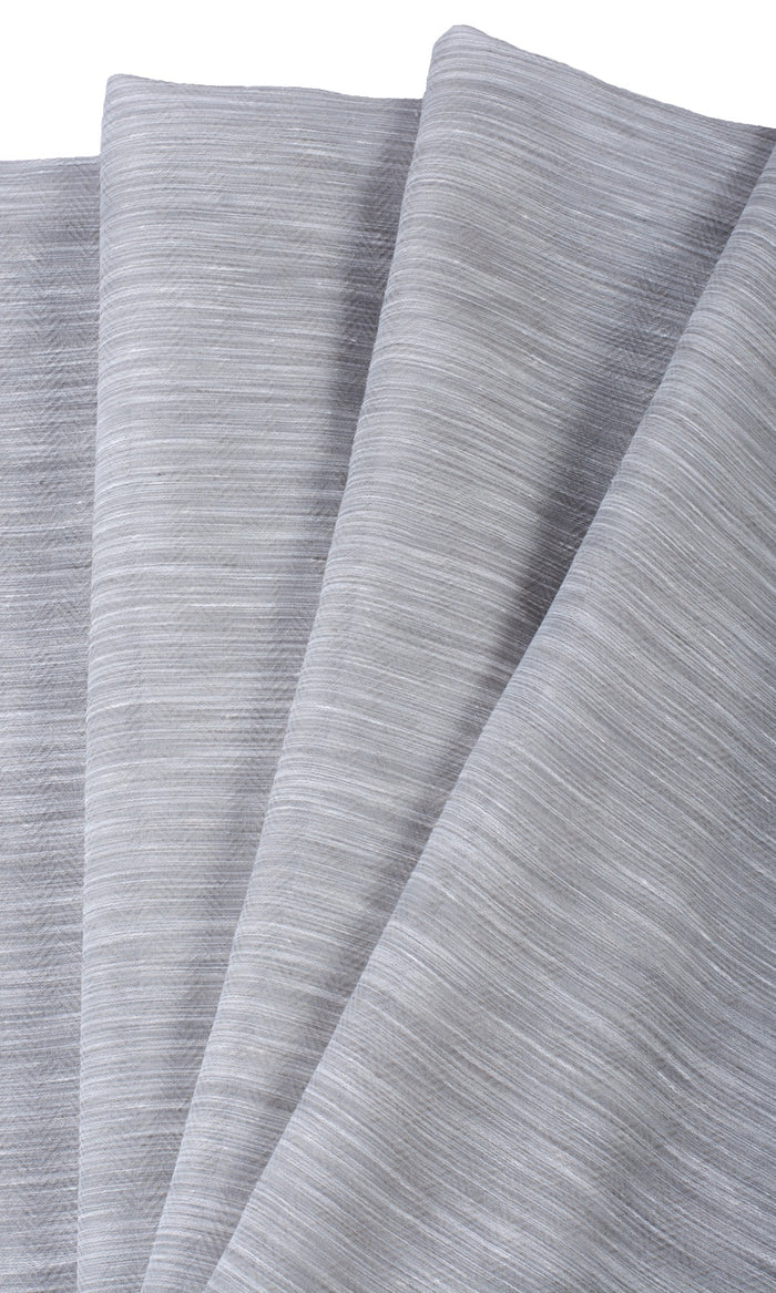 Textured Sheer Fabric By the Metre for Curtains & Drapes (Heather Gray)