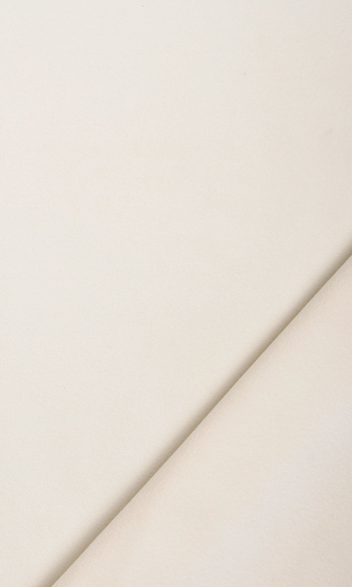 Velvet Curtains / Drapes / Window Drapery Panels (Warm Ivory)