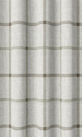 Modern Check Patterned Home Décor Fabric By the Metre (Linen White)